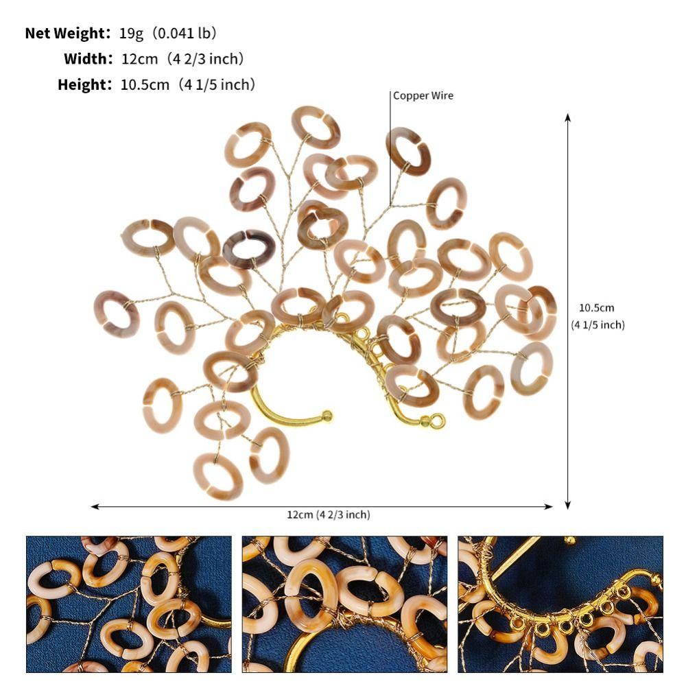 Fairy Pearl Flower Ear Cuffs Chic Rhinestone Ear Clips Aesthetic Butterfly Elf Ear Cuff  Girls