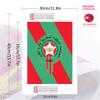 Morocco National Football Team Pattern  3pcs 100% Round Full Drill 5D DIY Diamond Painting Embroidery Cross Stitch Rhinestone Décor