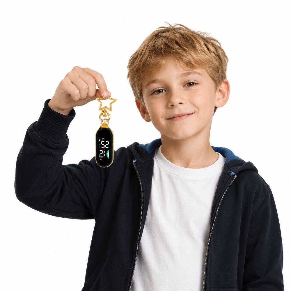 Tragbare Taschenuhr Digitalanzeige Leuchtende Taschenuhr Elektronische Hängeuhr Kinder Erwachsene
