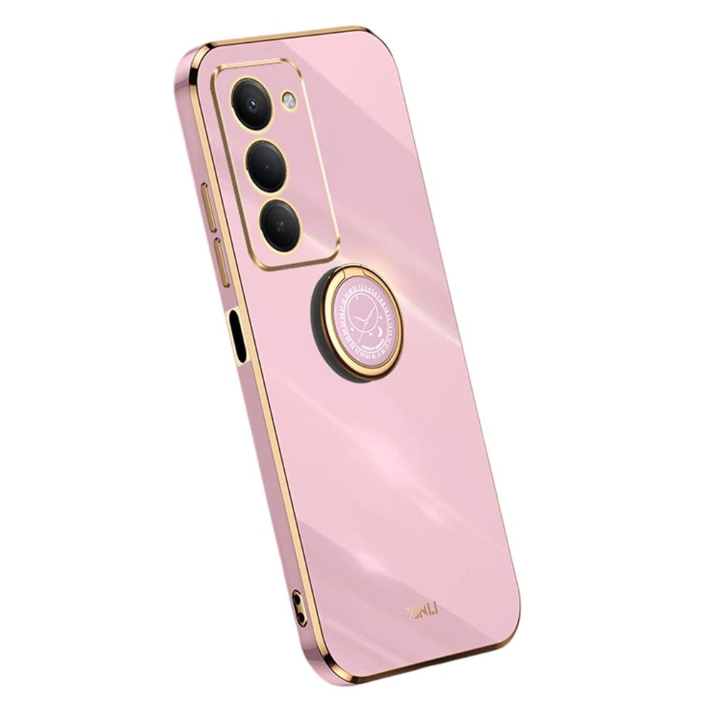 

XINLI For Xiaomi Redmi 15 5G (Global) (169mm) Case Ring Kickstand Electroplating TPU Phone Cover