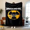 Megadeth  Soft and Comfortable Flannel Suitable for Sofas Living Rooms Outdoor Camping Travel and Also Makes a Great Anniversary Gif