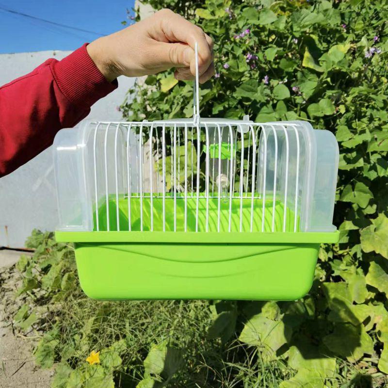 Double Layer Villa Shape Pet Cage with Running Wheel Feeding Bowl for Hamster