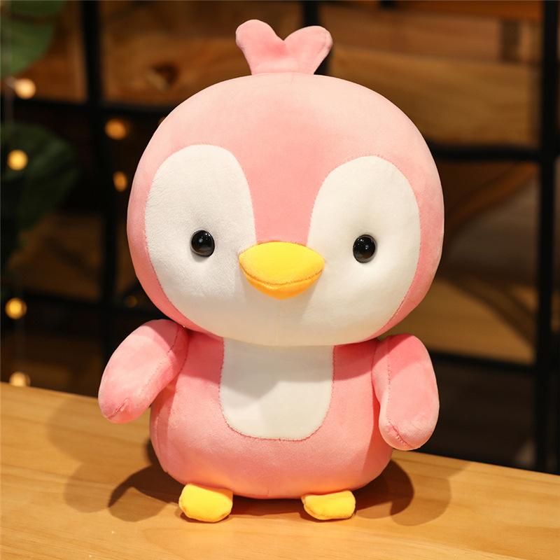 Pink Penguin Doll Plush Toy Emperor Penguin Doll Girls Bed Sleeping Pillow Children'S Soothing Ragdoll