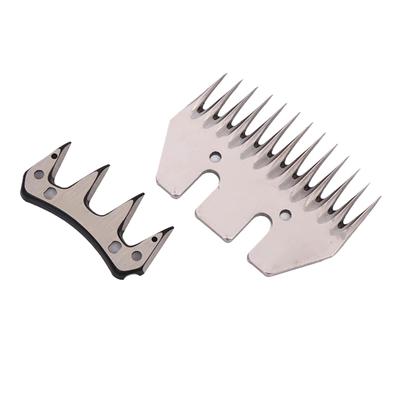 2Pcs Sheep Shears Blades Shearing Scissors 13 Tooth+4 Tooth , Goats