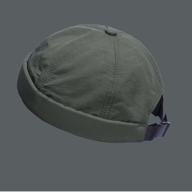 Men's Quick-Dry Retro Landlord Skullcap: Breathable, Japanese Street Style Hat