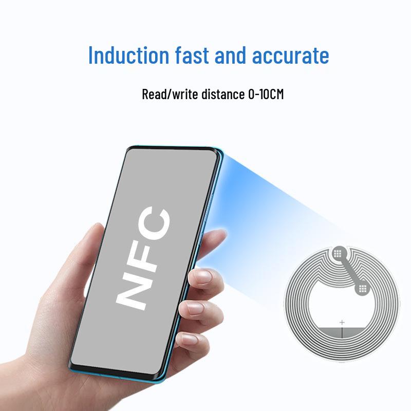 RFID NFC Transparent Sticker Tag with Adhesive Tag213 Chip for Access Control