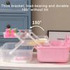 Foldable Hairpin Storage Box Large Capacity Hair Accessories Organizer  Children Girls