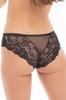 Lace and Fine Black Mesh Culotte Ren1164 Blk
