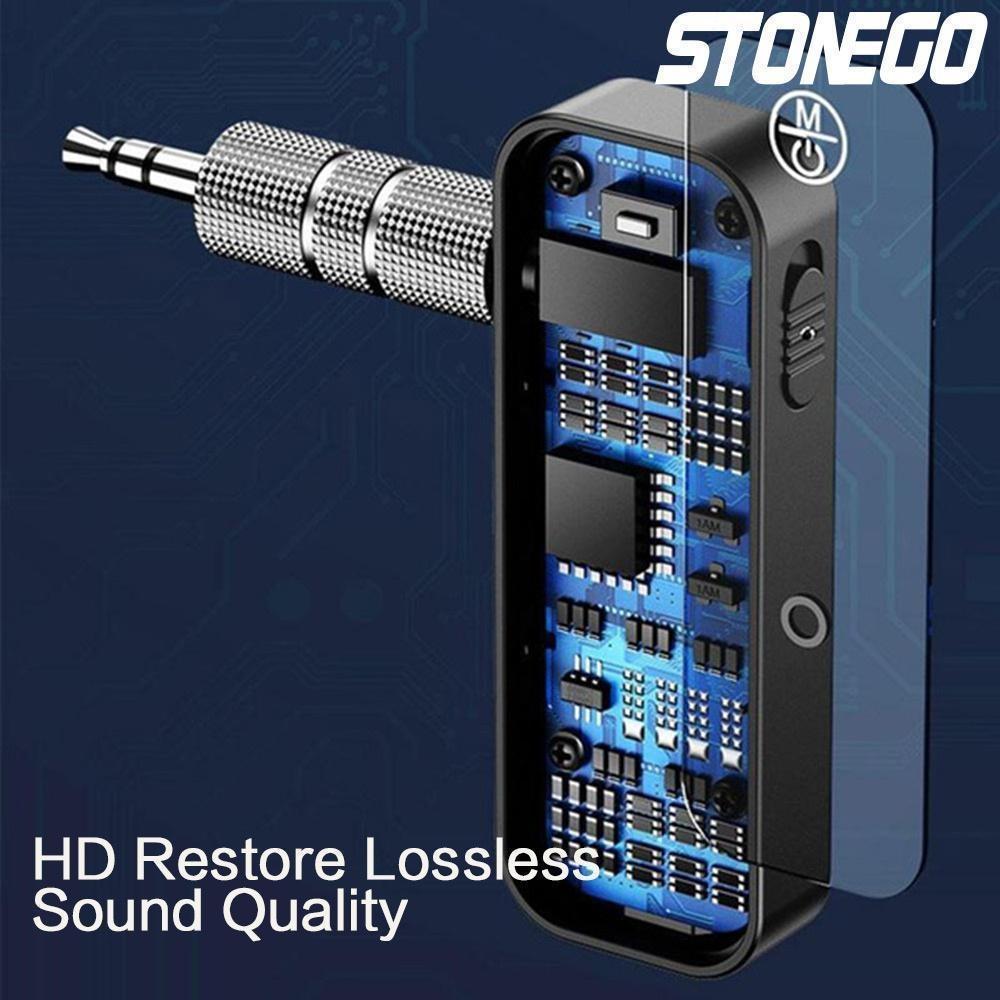 Wireless Bluetooth 5 0 Audio Adapter 3 5mm AUX Stereo Receiver Transmitter for Car Home Speaker TV