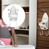 Wall Mount Ironing Board Wall Mount Ironing Board Laundry Room Storage Electric Iron Holder with Removable Ironing Board Iron, Hanger, Holder,