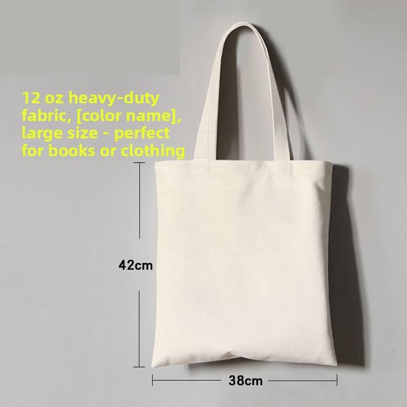 Minimalist Canvas Shoulder Bag For Daily Use With Large Capacity