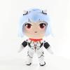 Pluszowa lalka Ayanami Rei 20 cm Kreskówka Anime Pluszowa zabawka Kawaii Pluszowa lalka Evangelion EVA Miękka wypchana Dekoracja pokoju Prezenty na Boże Narodzenie