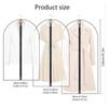 Dress Clear Garment Suit Clothes Coat Cover Protector Waterproof Travel Bag Zip