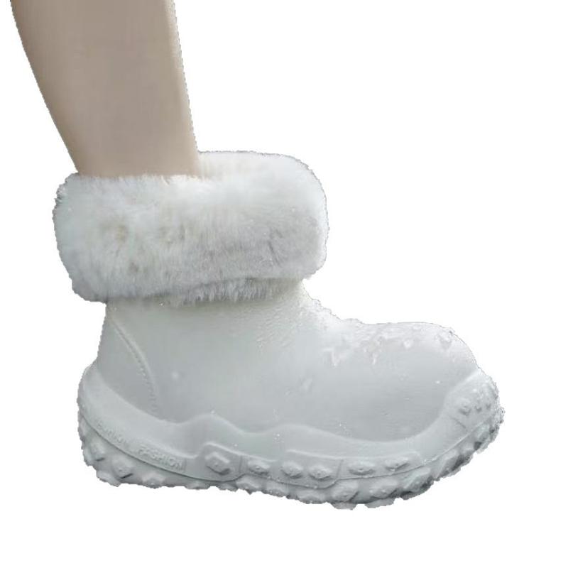 Fashion New Winter Waterproof and Warm Women's Boots Comfortable Lightweight Women's Cotton Boots Fashionable and Versatile Cotton Boots