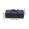 Black Camping Storage Bag with Zipper, Water-resistant, Sports Organizer for Hiking, And