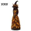 Collectible Witch Statues for Halloween Autumn Figurine, Statue, Fall Tabletop Decor, Shelf Decoration Vintage Sitter Mantel Fireplace Tiered