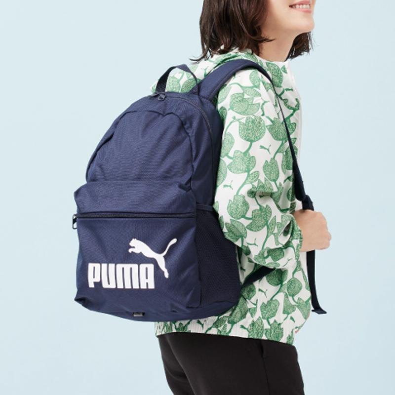 New PUMA Fabric Backpack Regular Unisex Marine Blue 090118-04