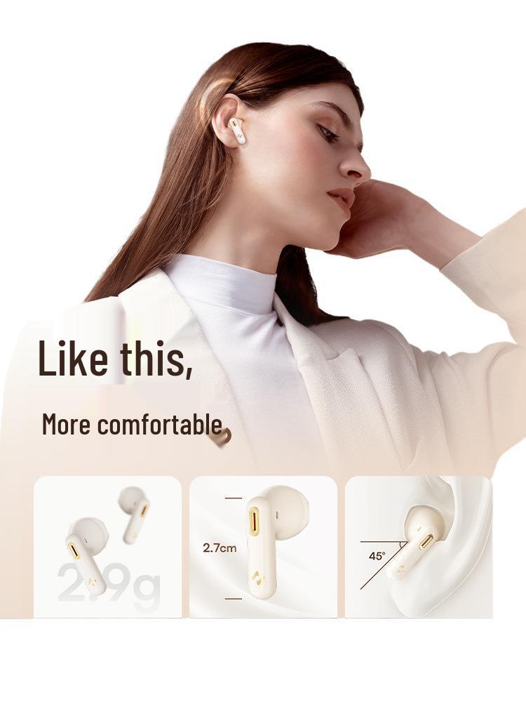 Havit 2025 Bluetooth Earphones: Semi-In-Ear, Wireless, Noise-Cancelling, High Sound Quality, Compatible with Apple & Huawei Devices.