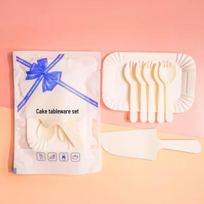 Disposable Plastic Cake Utensil Set
