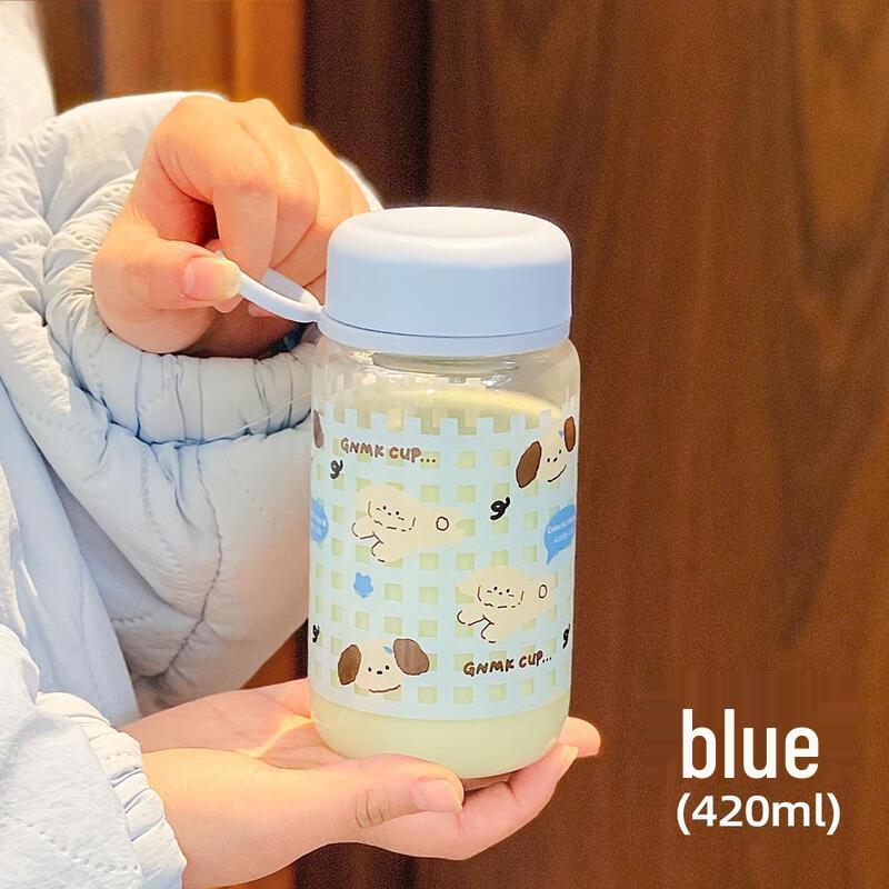 

Duoli Cartoon Portable Glass Cup with Scale