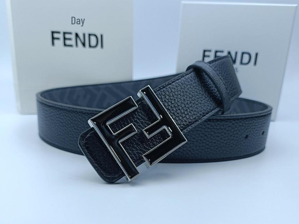 Men's Reversible Luxury Letter Belt, 3.8CM Wide - Classic, Casual, Versatile, Trendy & Business-Ready.