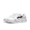 Li Ning Tianji Black White Weightlessness Synthetic Leather Abrasion Resistant Slip Resistant Low top Skateboard Shoes AGCU095-5(Team2030-)