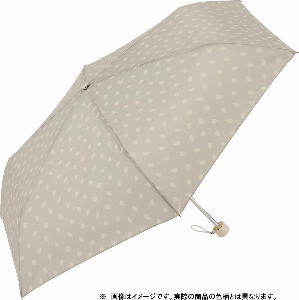 Miyajima Folding Umbrella 55cm Windproof Ribbon Leopard Black Hand Open UV Protection Coating [14770]