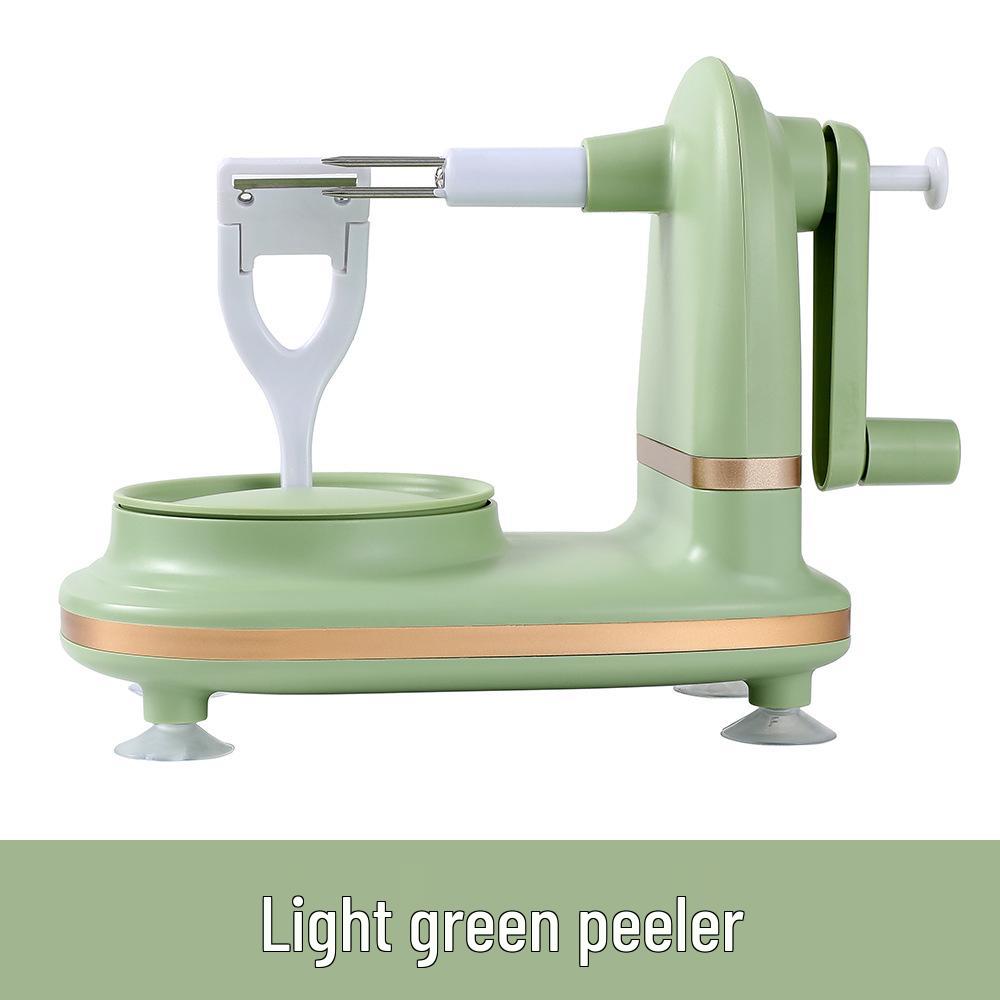 Hand-Cranked Automatic Apple & Fruit Peeler with Paring Knife