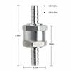 5/16" 8mm Auminium One Way Check Valve Non Return Inline For Gas Oil Diesel Fuel