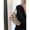 Autumn and Winter Leopard Print Fur Chain Bag Versatile Fluffy Bag Soft One-shoulder Plaid Crossbody Bag