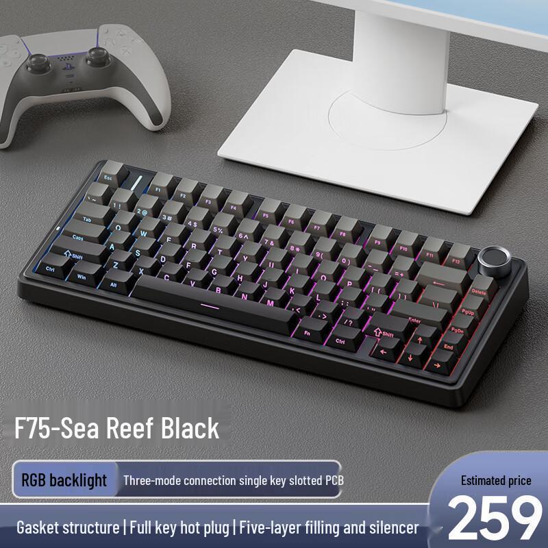 Tarantula Wireless Tri-Mode Hot-Swappable Custom Mechanical Keyboard.