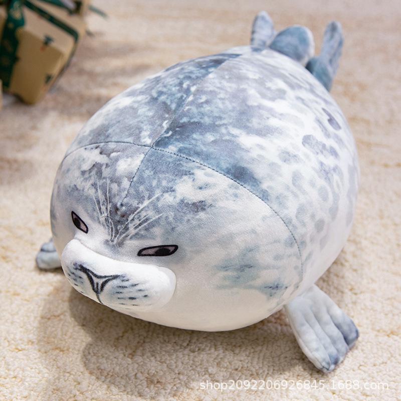 

Плюшевая игрушка «Морское животное» для международной торговли: Детский компаньон для сна и океанический сувенир 25cm синий