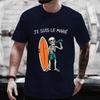 Französisch Ich bin der Bräutigam 2024 Mode Bier Skelett Grafik Tops JGA Team Zukünftiger Bräutigam T-Shirt Junggesellen Single Abschiedsparty T-Shirts