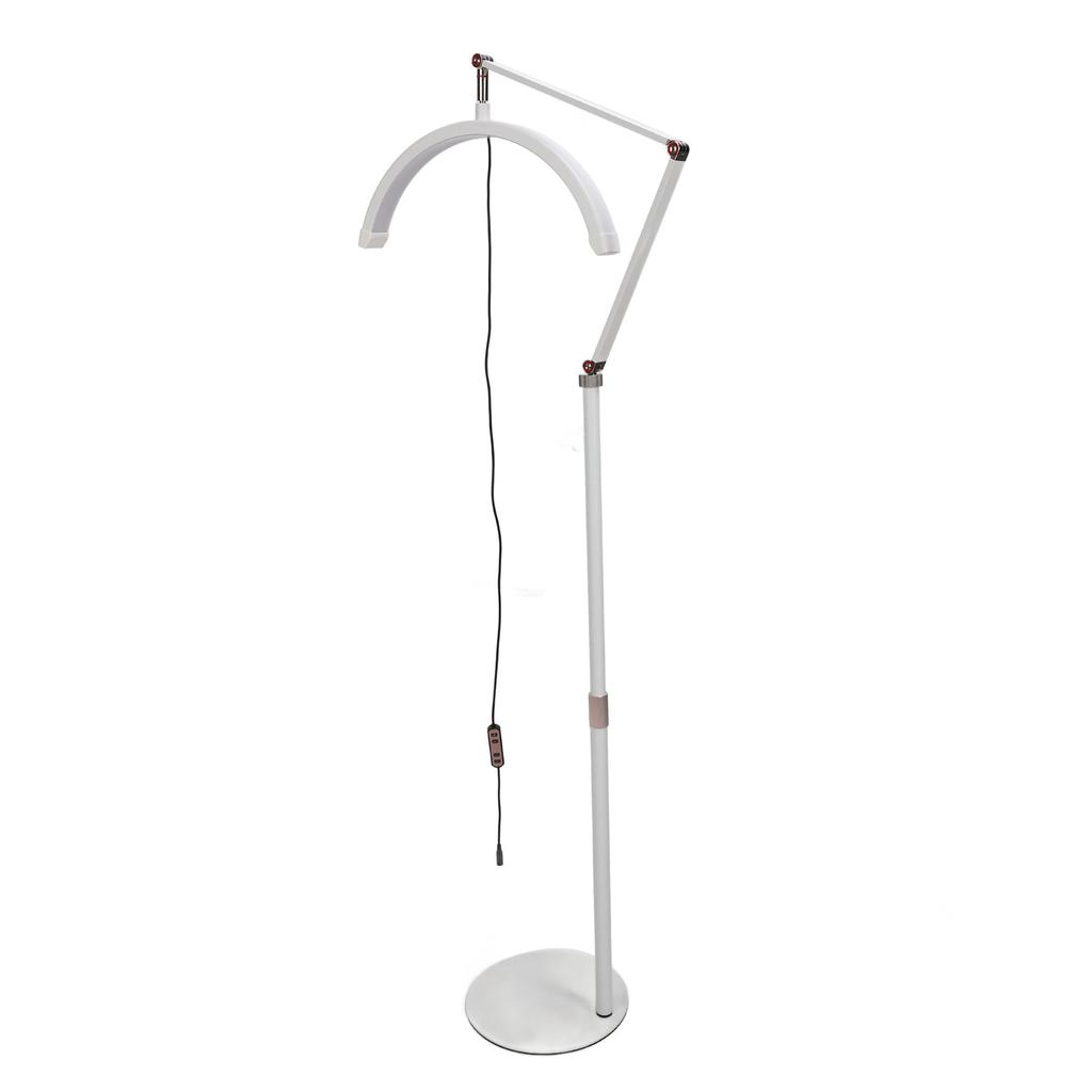 16in Half Moon Lamp LED Floor Beauty Light Dimmable Makeup Nail Tattoo Light Adjustable Height 3