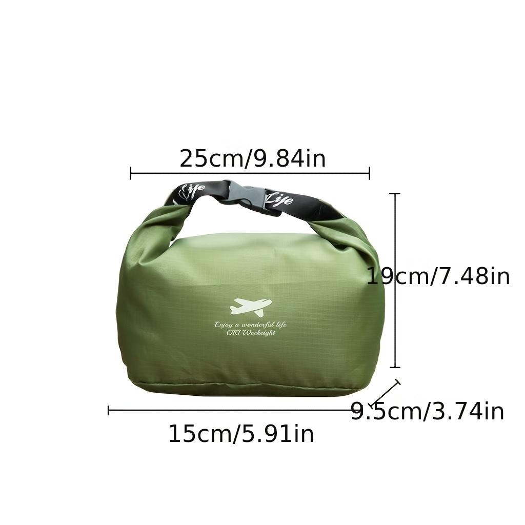 2pcs Ultra Light Foldable Storage Bag Set Waterproof Large Capacity For Camping Hiking Swimming Kayaking Outdoor Travel Use