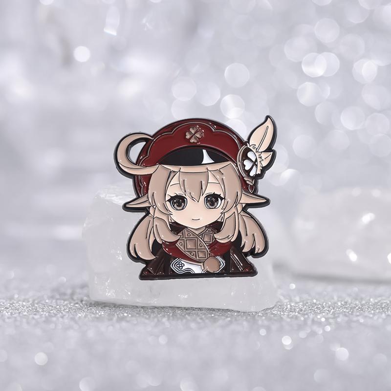 Cartoon Game Characters Enamel Pins Custom Cool Boy And Girl Brooches Lapel Badges Gothic Jewelry Gift for Kids Friends