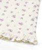 Pajama Set Waffle Flower Pattern Camisole Ruffle Shorts 3P Set Lavender [JE Morgan] &