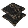 Triple Moon With Triskelion Pentagram Pagan Wiccan 2 Pcs Square Pillowcase Pillow Cover Cushion Comfort Throw Pillow For Home