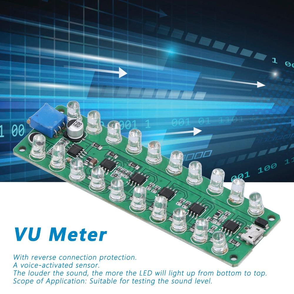 Reverse Connection Protection LED VU Meter LED Display LED Display RGB Bar  Sound Test