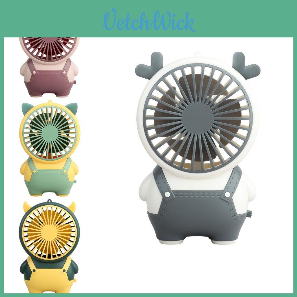 Space Man Cartoon Mini Portable Usb Charging Fan Gift Making Logo Cute Fashion Style Handheld Fan For Various Occasions