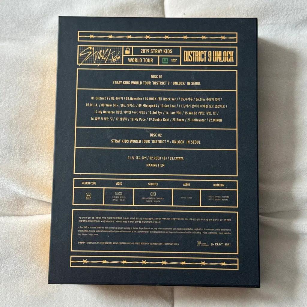 STRAY KIDS Unlocked Concert Dividi DVD Used