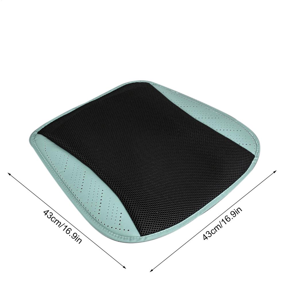 Cooling Car Seat Cushion Car Front Seat Cooling Cushion Ventilated 8 Fans Included Ice Silk Mesh Mat Quiet For Hot Weather Road