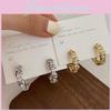 Zirconia Highquality Stunning Earrings With Dazzling Full Diamond Design For Elegant Womens Style