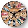 12 Inch Vintage Wooden Clock Coffee Shop Bar Living Room Bedroom Silent Wall Clock Home Decoration Quartz Clock Holiday Gift