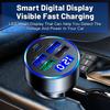 PD + QC 3.0 Fast Charging Car Phone Charger Adapter 4 Ports Usb Car Charger Type C PD35W Quick Charge 3.0 Car Charger