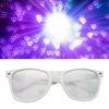Plastic Square Frame Men Women Sunglasses Eyewear Accessories Heart Effect Glasses Night PC Glasses