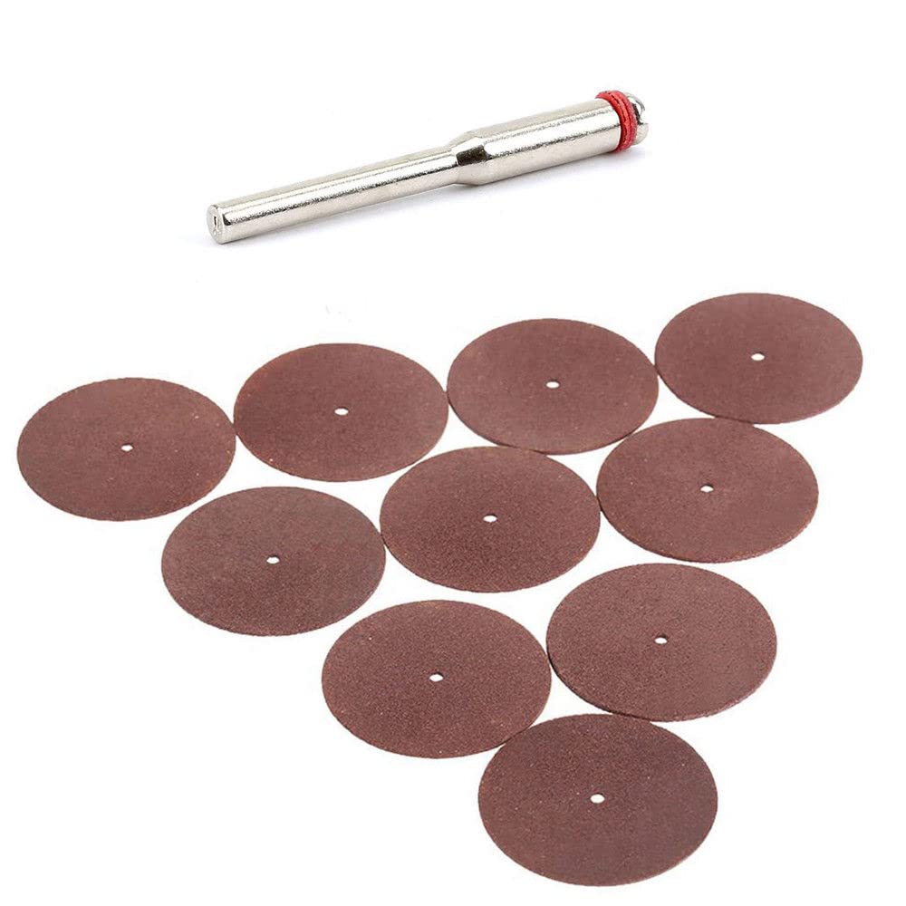 36ks Mini Řezný Kotouč Sada pro Rotační Nástroj 22mm Pryskyřičné Řezné Kotouče a 3.1mm Trn Odřezávací Kotouč pro Dremel Rotační Nástroje Univerzální