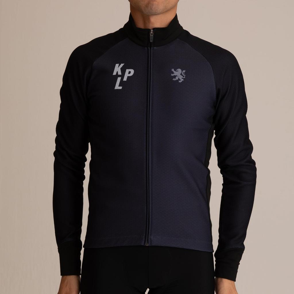 Lion de Kapelmuur Racing Thermo Slash Cycling Jacket Jacket, Gray, XS, Autumn/Winter (5°C-15°C)