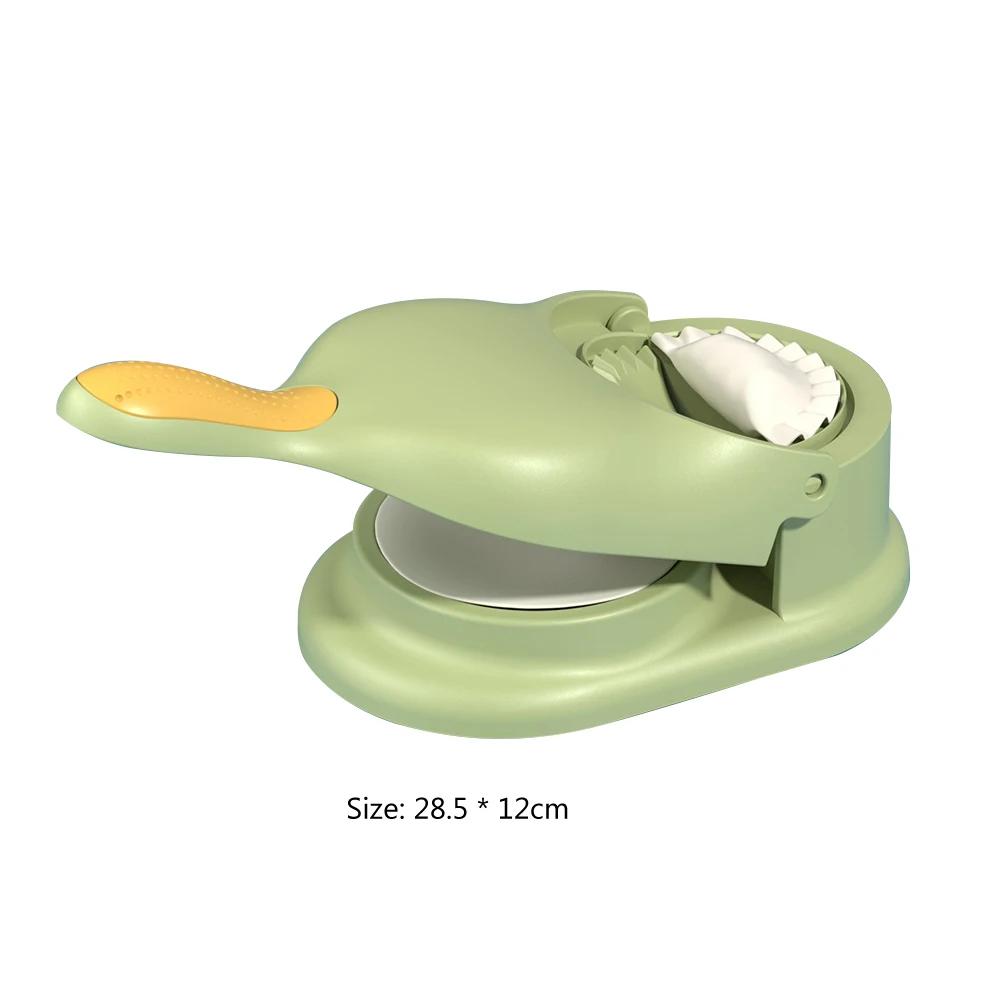2 in 1 Dumpling Maker Dough Pressing Tool Dumpling Skin Press Machine Dumpling Wrapper Tool Labor-Saving Kitchen Accessories