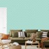 Dots Wallpaper, mint background, mint center for Living Room and Bedroom 50x1000